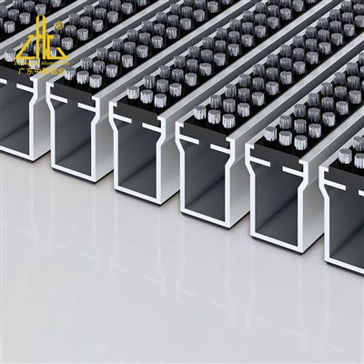 حسب ضرورت 6063 انوڈائزڈ قالین ایلومینیم پروفائل