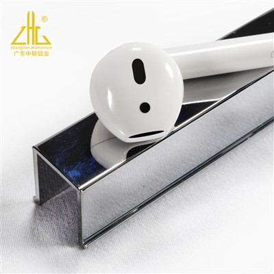 ایلومینیم اخراج الیکٹروپلیٹڈ شاور روم ایلومینیم پروفائل